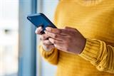 Woman using a mobile phone