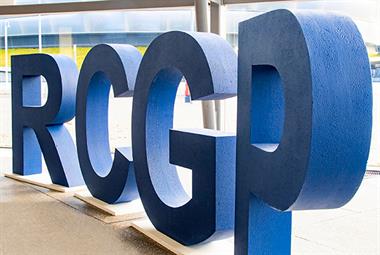 RCGP large letters pictured at the RCGP annual conference